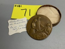 WWI Era French ARt Nouveau Medal -Commerative of Ambulance Drivers- SYB1- 71