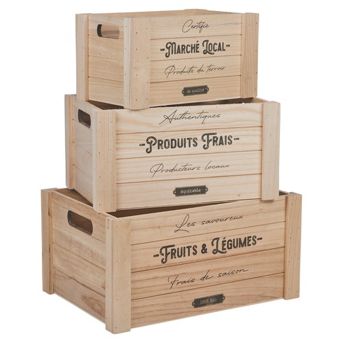 Set vintage wooden - 3,