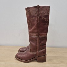 Frye Campus Brown Leather Mid