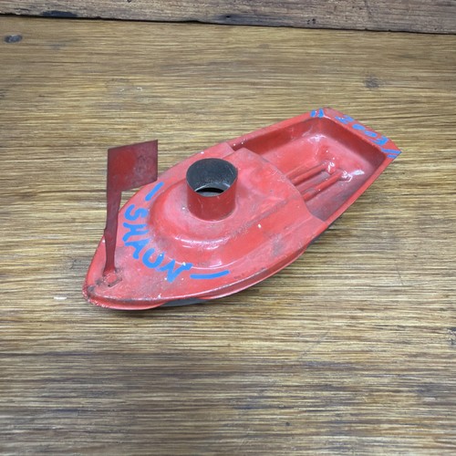 Vintage tin plate - vintage, boat