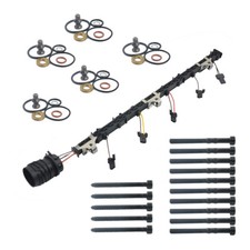 Injector Wiring Loom Seals Bolts Kit Fit VW T5 Transporter Touareg 03-09 2.5 TDI