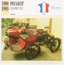 1900-1903 PEUGEOT Quadricycle