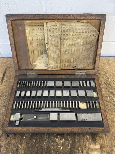 Letter slip gauges full set - slip,
