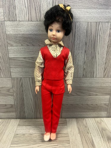 Vintage doll red outfit - doll,