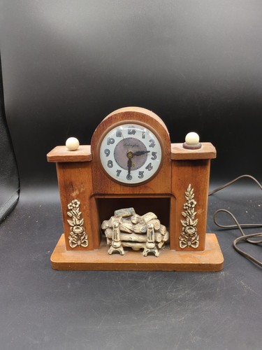 Vintage mantle clock light - mantle, up