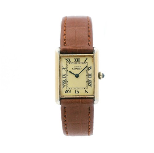 Cartier tank 5mm silver - 23.5mm,