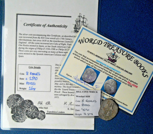 Shipwreck treasure silver coin - shipwreck,