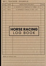Horse Racing Log Book: Horse