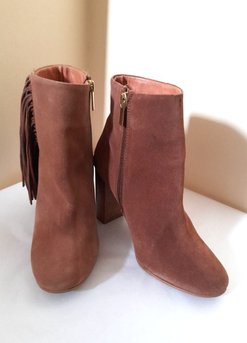 Topshop tan suede - topshop, leather