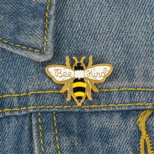 Bee kind pin badge bumble - kind,