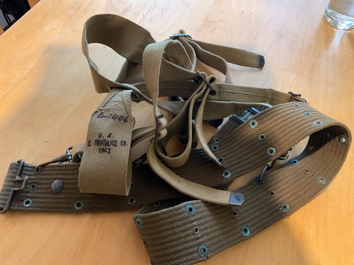 Ww2 suspenders webbing - webbing, and
