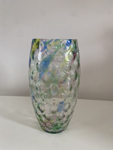 Dimpled glass bouquet - bouquet, vase