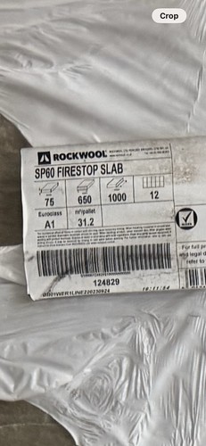 Rockwool sp60 75mm firestop - sp60,