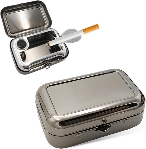 Portable ashtrays stainless - portable,