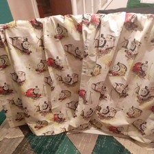 Vintage 1980’s Thomas the Tank Engine Curtains 53in Drop 50in Wide Kids Bedroom 