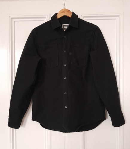 Star raw black heavy cotton - star,