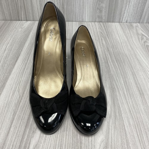 Gabor black patent - black,