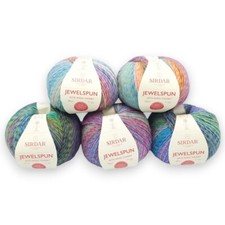 JEWELSPUN Chunky Sirdar Variegated Acrylic Wool Knitting Crochet Yarn 200g