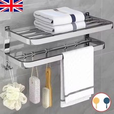 Double Tier Towel Rail Holder