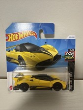 Hot Wheels Pagani Zonda R Yellow Long Card 99/250 HW Race Day Series