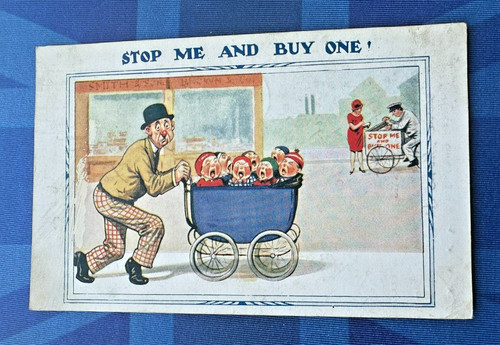 Comic postcard 1931 - comic,