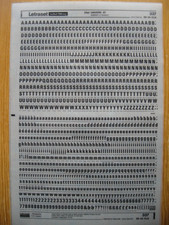 1 x Letraset Upp & Low Case