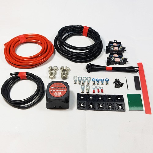 Split charge kit relay - charge,