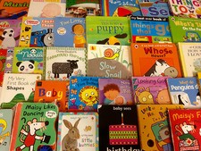 Baby Board Books, LARGE box of