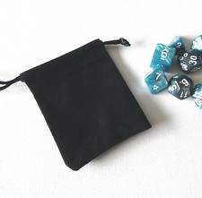 Little Black Dice Bag 9x7cm