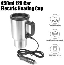 12V STEEL ELECTRIC TRAVEL MUG