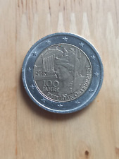 2 Euro commemorative coin, Austria 2018, circulated, 100 Years of Republic