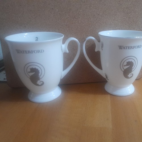Waterford seahorse mugs 2 - waterford, x