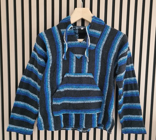 Baja hoodie striped mexican - baja,