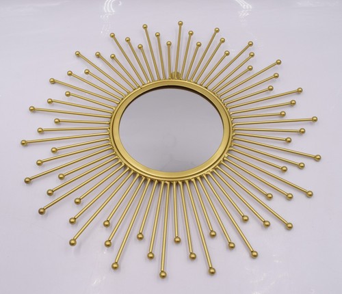 Gold sunburst wall - gold,
