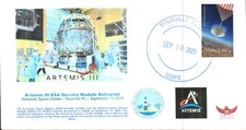 2025 Artemis III ESA Service Module ESM-3 Delivered To KSC Titusville 10 Septemb