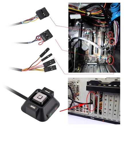 Case switch dual - pc, usb