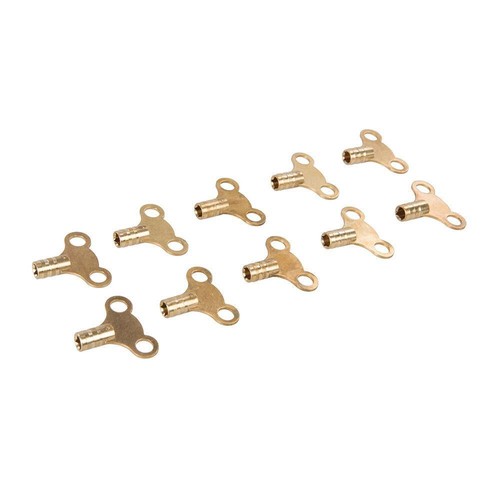 Brass clock radiator bleed - clock,