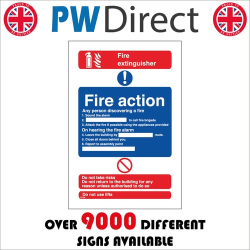 Sign fire action - sign,