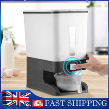 10KG Large Kitchen Rice Dispenser Container Cereal Box Dry Food Grain Storage UK