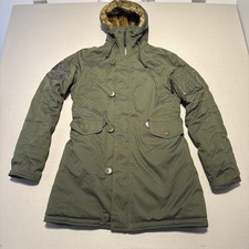 Alpha Industries N3B Parka Mens Medium Green Extreme Cold Eagle Flight Military