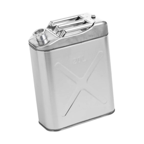 Stainless steel fuel can - stainless,