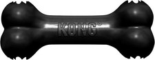 KONG Extreme Goodie Bone - Black - Treat Stuffable Dog Chew Toy (CHOOSE SIZE)