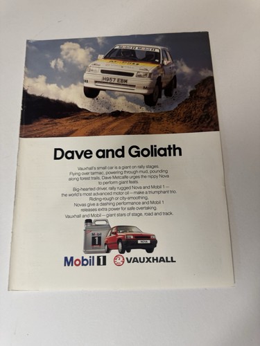 Original mobil vauxhall nova - original, 1