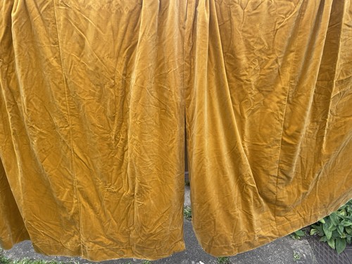 Pair long vintage velvet - pair,