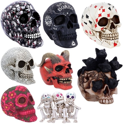 Skull figurine nemesis - figurine,