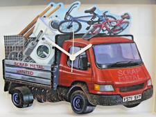 Scrap Metal Van Clock ,Scrap