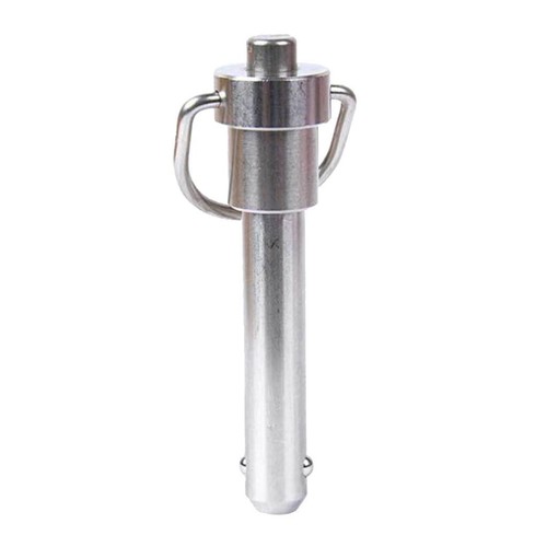 Push pull ball lock - push, ring