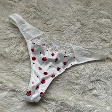 Ladies white floral silky