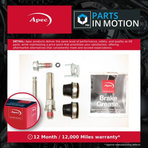 Brake caliper fitting kit fits - brake,