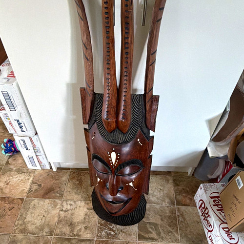 Large handmade african hand - large,